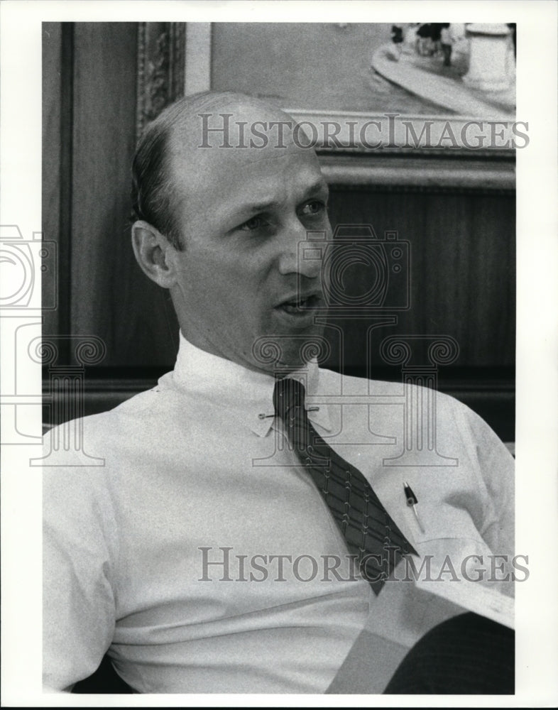 1984 Press Photo George Humphrey, Hanna Mining Company - cvb13709-Historic Images