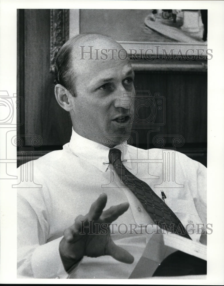 1984 Press Photo George Humphrey, Hanna Mining Company - cvb13711 - Historic Images