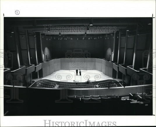 1990 Press Photo New Music Denter at Cleveland State University - cvb13917 - Historic Images