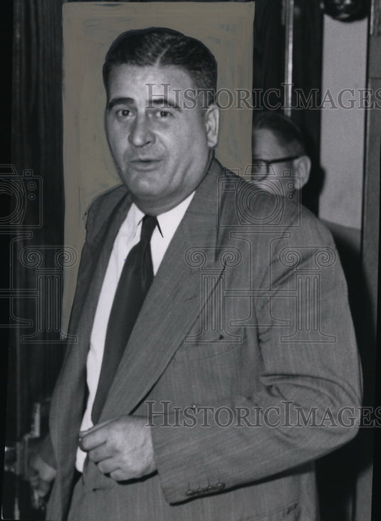 1954 Press Photo Edward P Smith, rejected juror from Sheppard trial - cvb14082-Historic Images