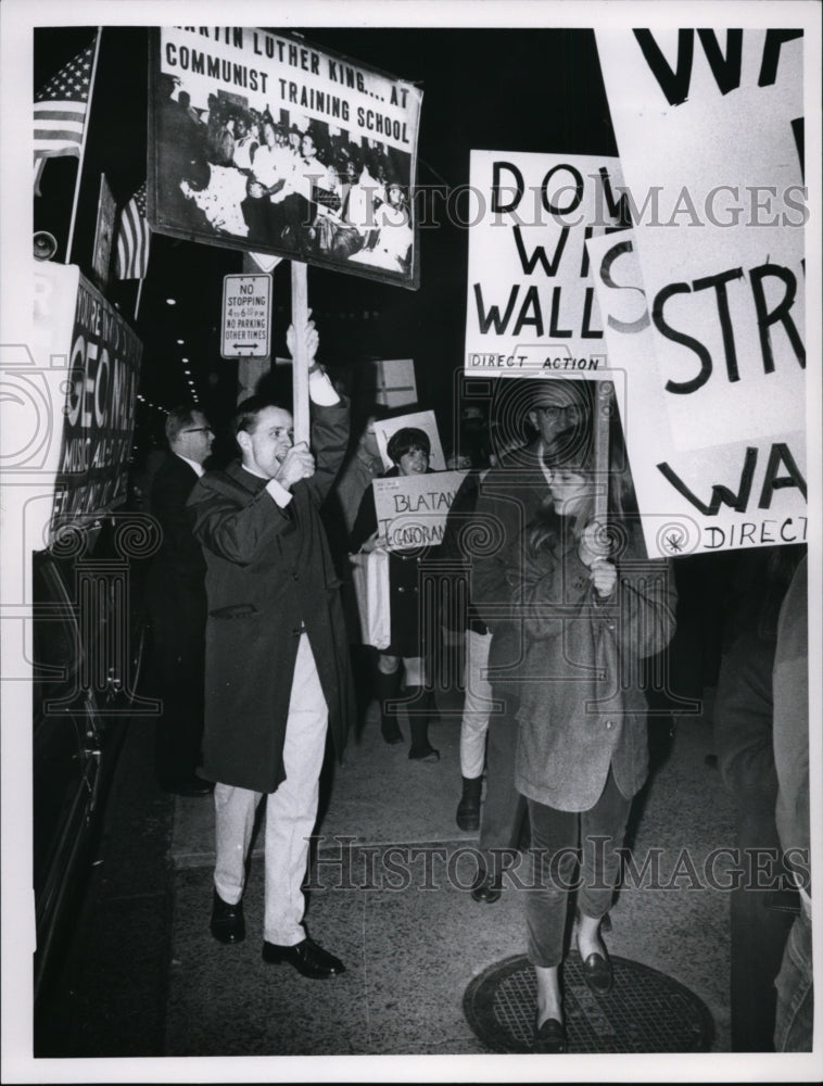 1967 Picketing  Pro and Anti George Wallace-Historic Images