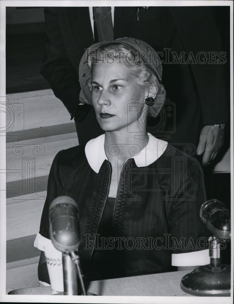 1954, Mrs. Stephen Sheppard-Sam Sheppard murder trial - cvb14140 - Historic Images