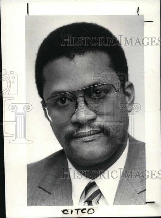 1984 Press Photo Earle B. Turner, Candidate County Recorder - cvb14174-Historic Images