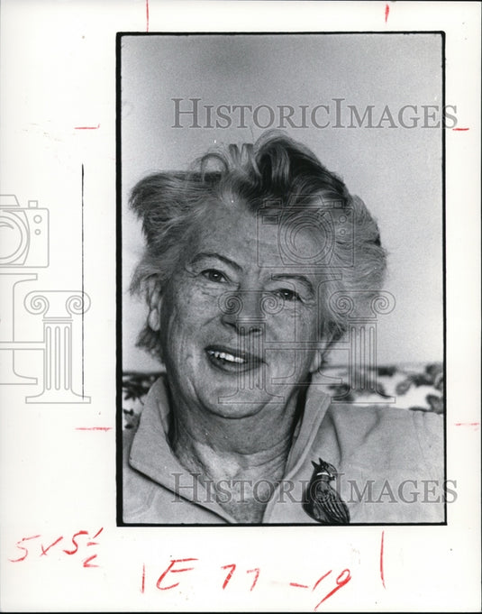 1977 Press Photo Mary Adelaide Mendelson - cvb14202 - Historic Images