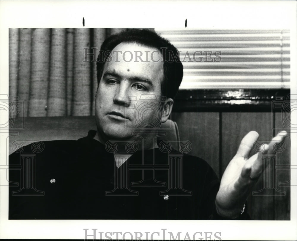 1985 Press Photo James C. Erne, Fraternal Order of Police president - cvb14251 - Historic Images