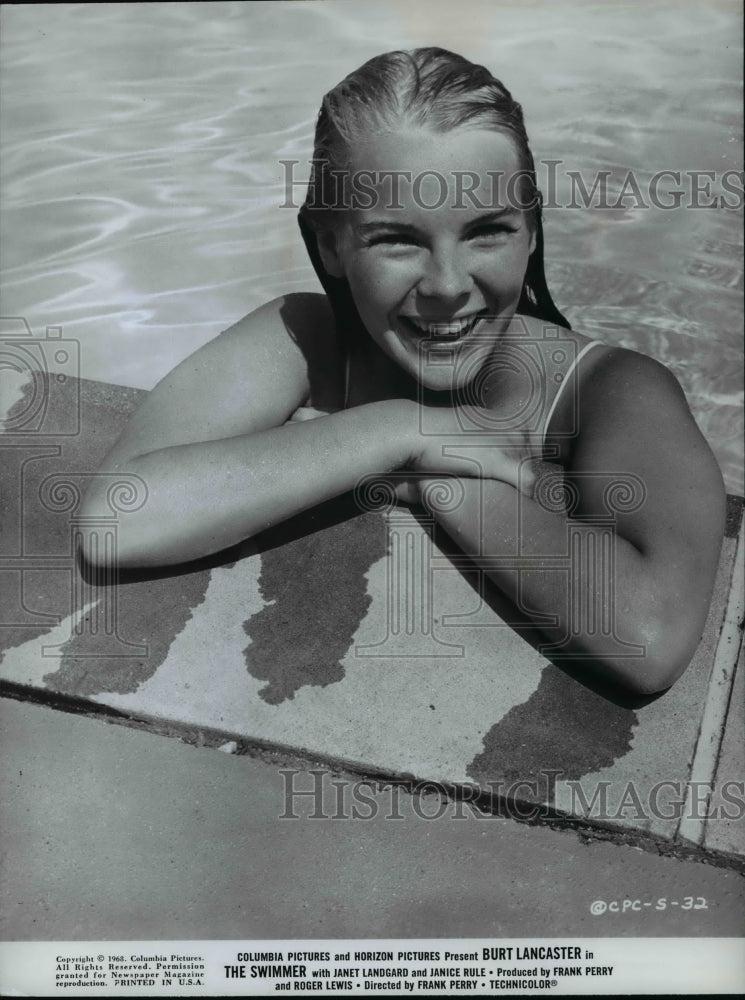 1968 Press Photo Janet Landgard stars in the film The Swimmer - Historic Images