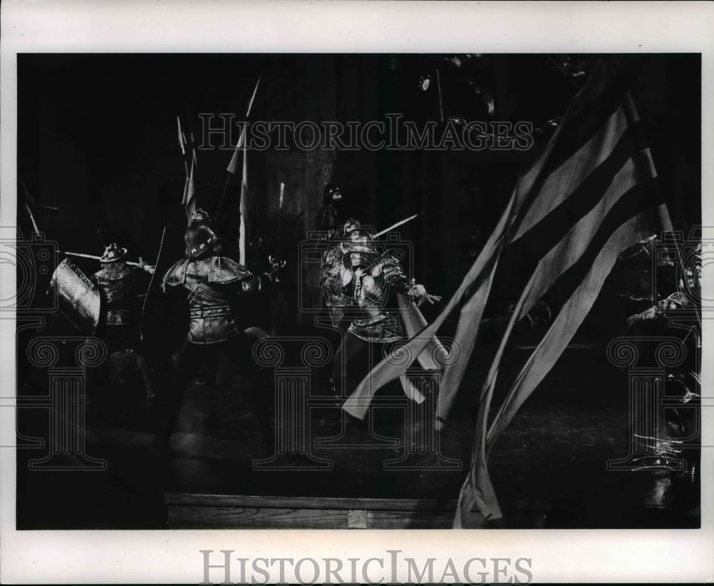 1965 Press Photo Scene from the movie Richard III - Historic Images