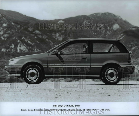 1988 Press Photo Dodge Colt DOHC Turbo 19789 - Historic Images