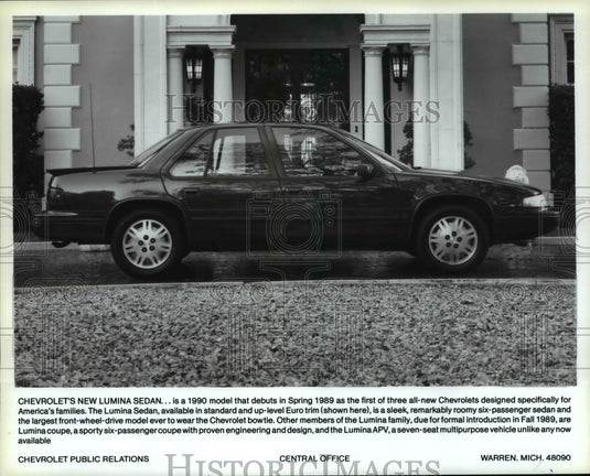 1989 Press Photo Chevrolet's New Lumina Sedan - Historic Images