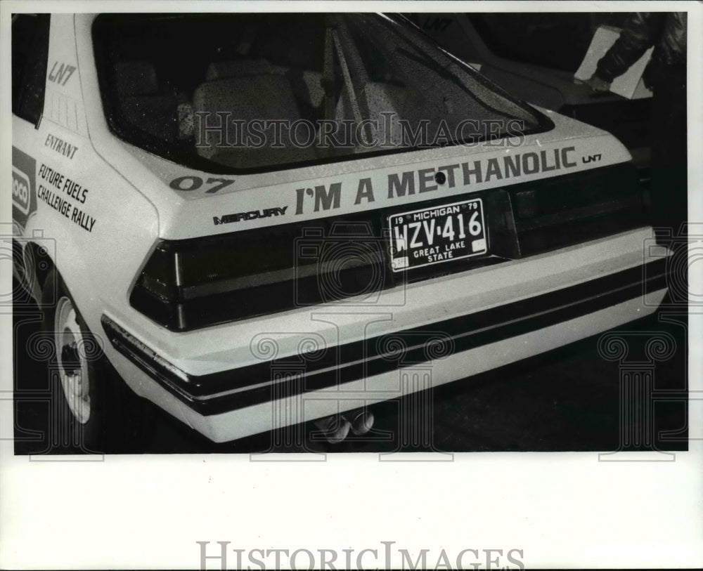 1981 Press Photo A Mercury car plate - Historic Images