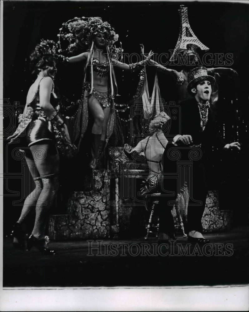 1968 Press Photo Scene from the musical, "Caberet" - cvb15439 - Historic Images