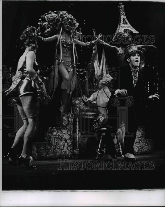1968 Press Photo Scene from the musical, "Caberet" - cvb15439 - Historic Images