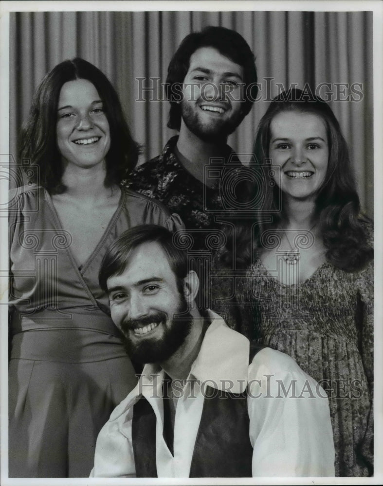 1974 Press Photo Patricia Underwood, Ernie Zulia, Susie Boyle & Gary Taylor - Historic Images