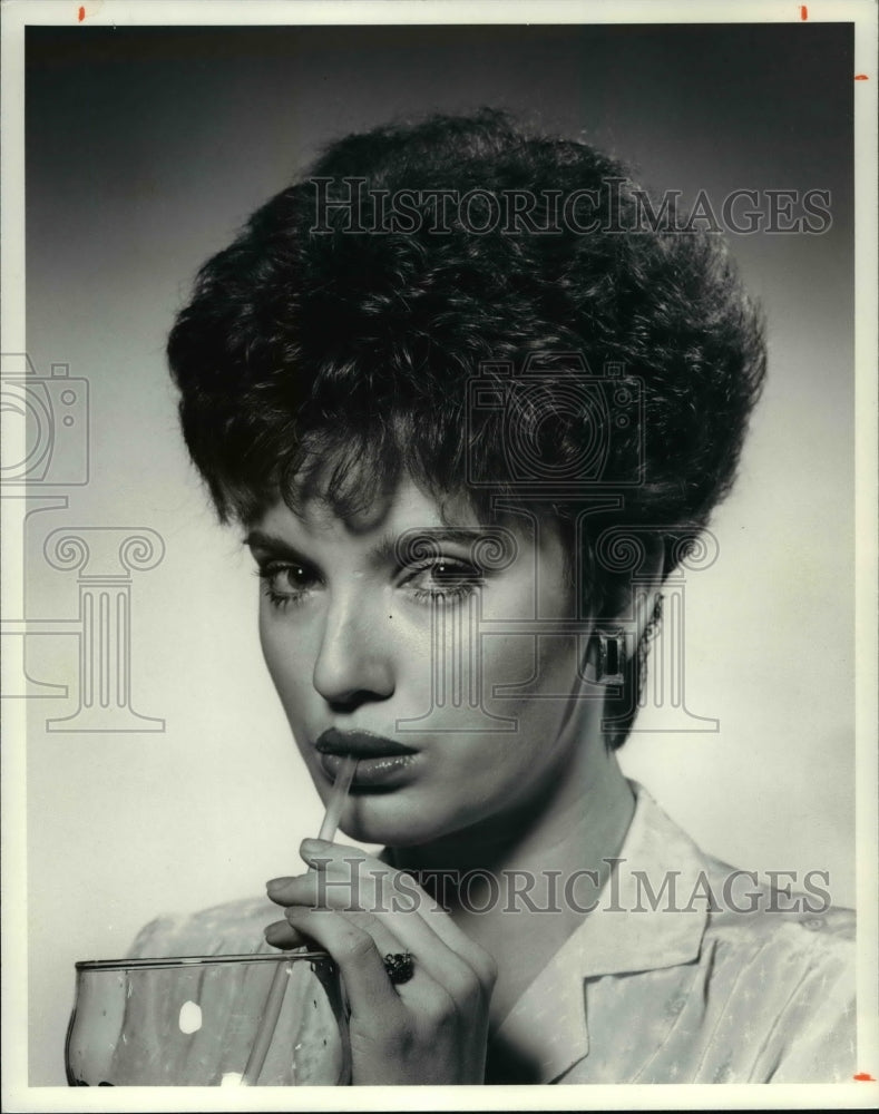 1981 Press Photo Mario Liuzzo Short Layerd Hair Style - cvb15506 - Historic Images
