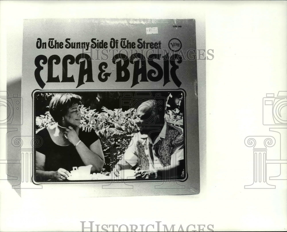 1982 Press Photo On The Sunny Side of the Street, Ella &amp; Basie Studio Album - Historic Images