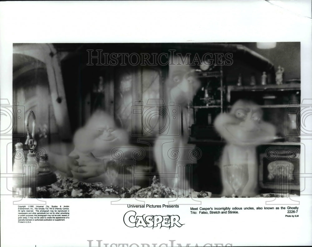 1995 Press Photo Fatso, Stretch & Stinkie in Casper - cvb15638 - Historic Images