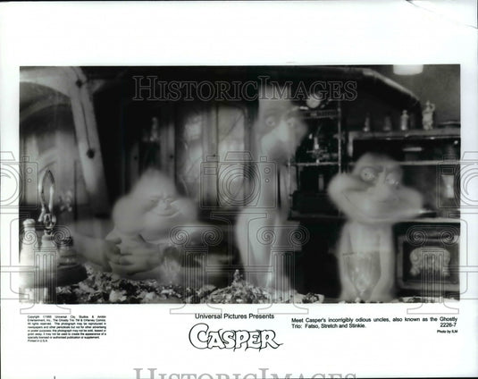 1995 Press Photo Fatso, Stretch & Stinkie in Casper - cvb15638 - Historic Images