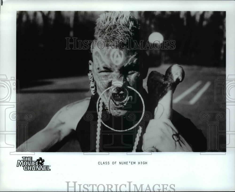 1987 Press Photo Scene From Class of Nuke'Em High - cvb15800 - Historic Images