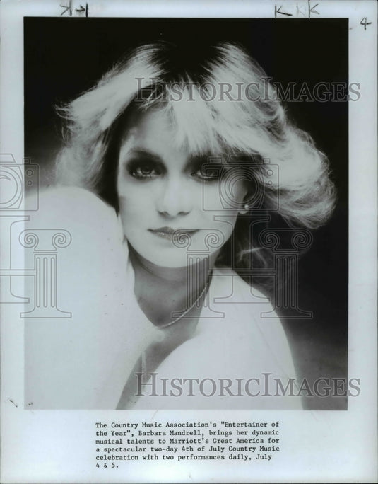 1982 Press Photo Barbara Mandrell - cvb15888 - Historic Images