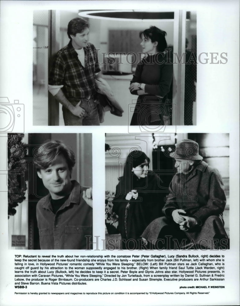 1995 Press Photo Hollywood Pictures, "While You Were Sleeping." - cvb16096 - Historic Images