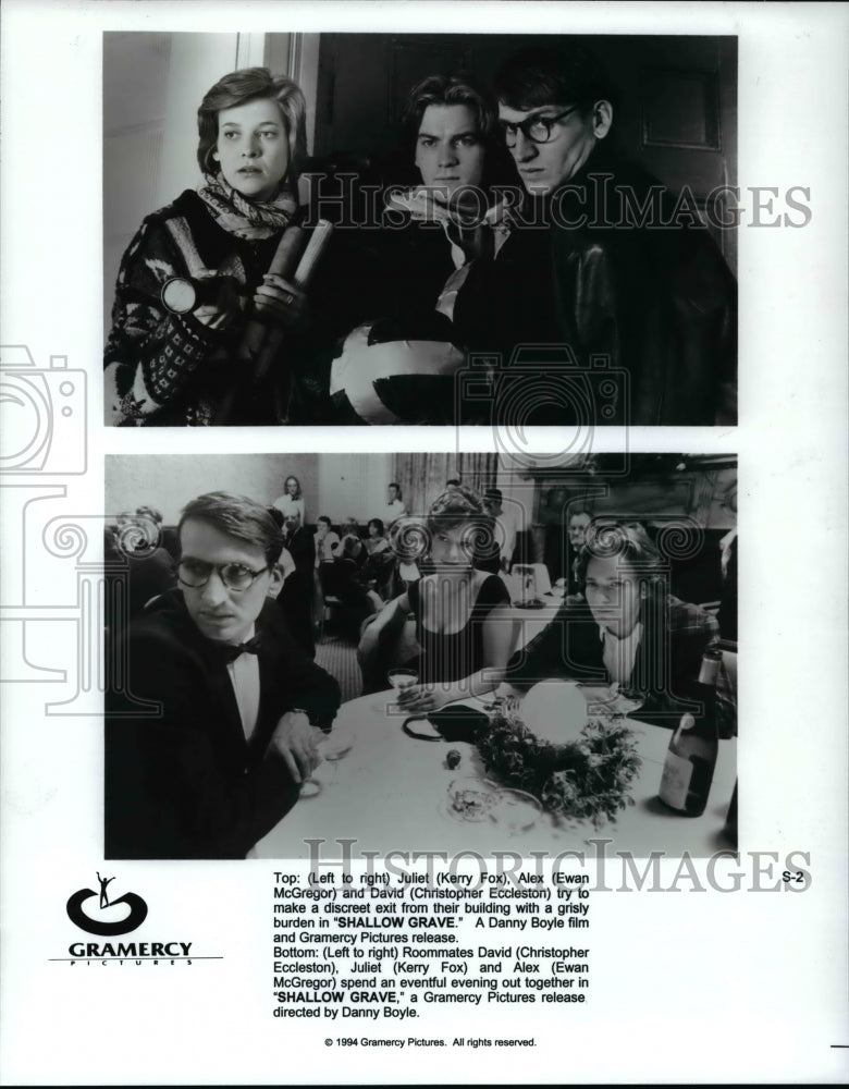 1994 Press Photo Gramercy Pictures release "Shallow Grave." - cvb16097 - Historic Images