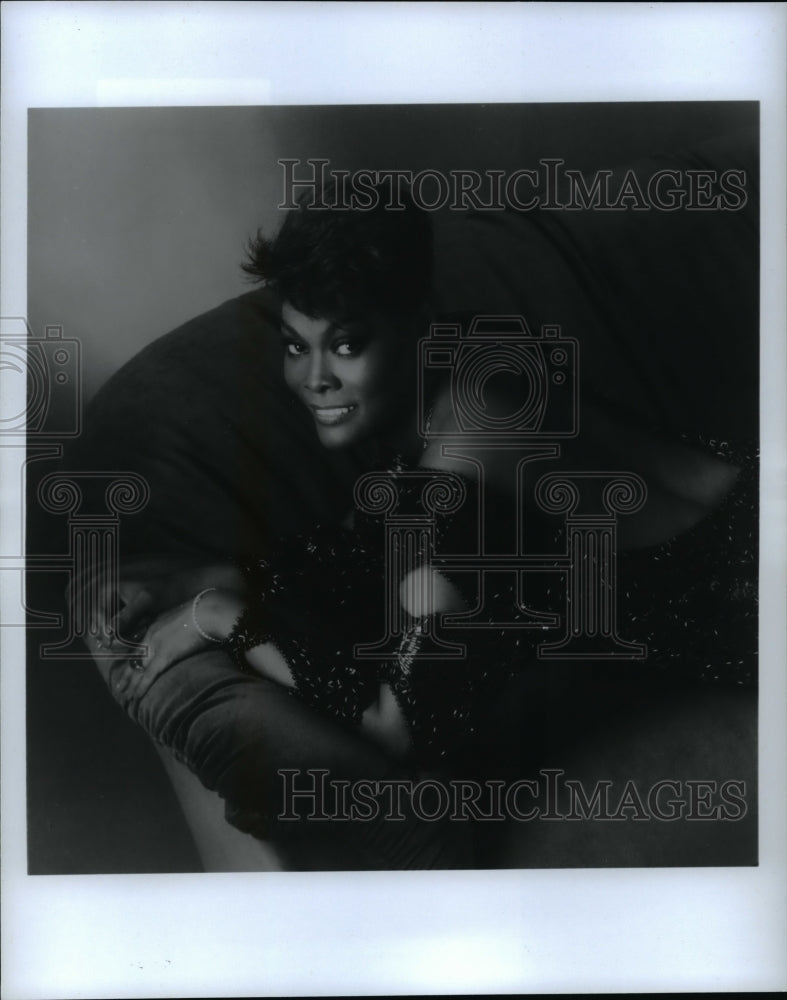 1986 Press Photo Dionne Warwick - cvb16131 - Historic Images