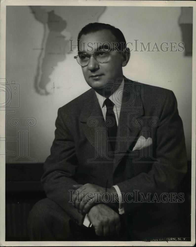 1953, Ben D. Zevin, President The World Publishing Company - Historic Images