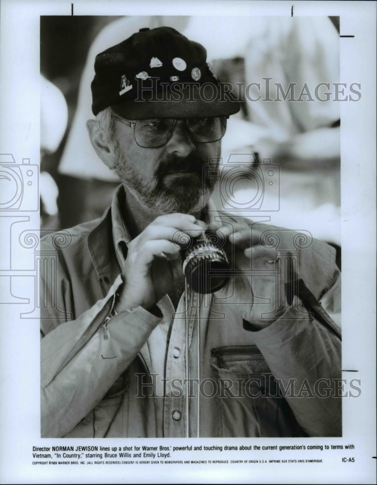 1989 Press Photo Director Norman Jewison - cvb16254 - Historic Images