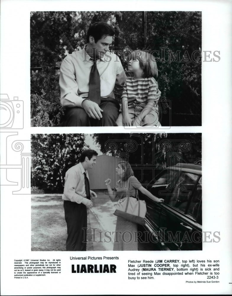 1997 Press Photo Universal Pictures Presents Jim Carrey in LIAR, LIAR - Historic Images