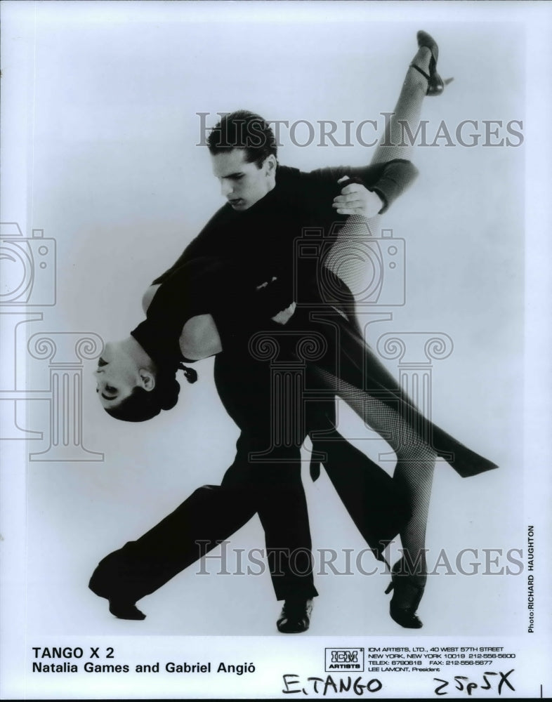 1995 Press Photo Natalia Games and Gabriel Angio dance the Tango - cvb16507 - Historic Images