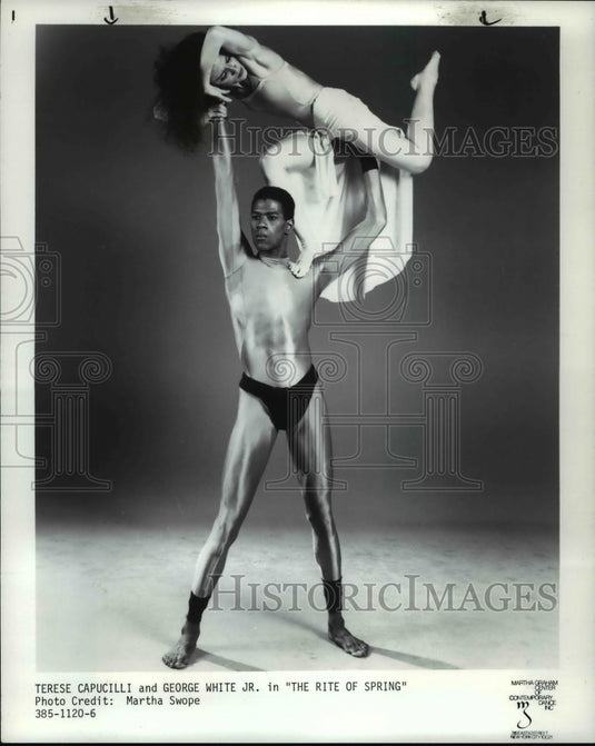 1986 Press Photo Terese Capucilli White Jr in The Rite of Spring - cvb16564 - Historic Images