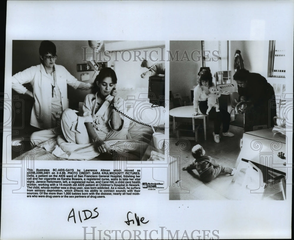 1989 Press Photo AIDS - cvb16678 - Historic Images