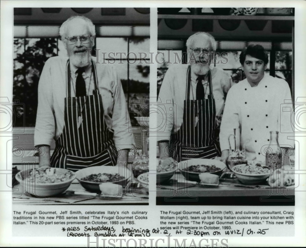 1993 Press Photo The Frugal Gourmet Jeff Smith - cvb16717 - Historic Images