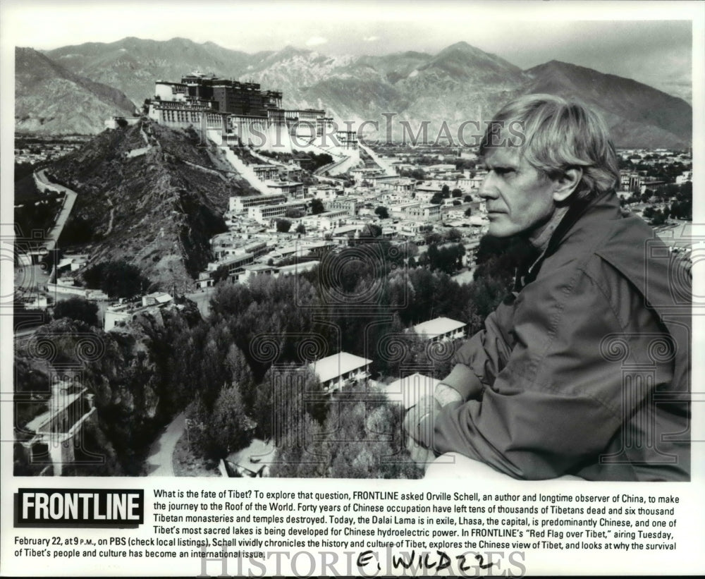 Press Photo Frontline&#39;s Red Flag Over Tibet - cvb16718-Historic Images