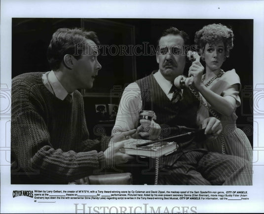 1994 Press Photo "City of Angels" by M*A*S*H creator Larry Gelbart - cvb16776 - Historic Images