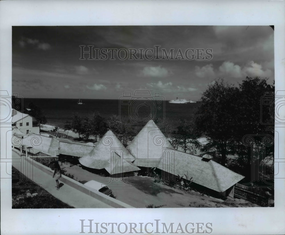 1973 La Toc Village on the Carribbean West Indies-Historic Images