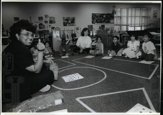 1972, Teacher Margaret Young-Beall Elementary School - cvb16957 - Historic Images