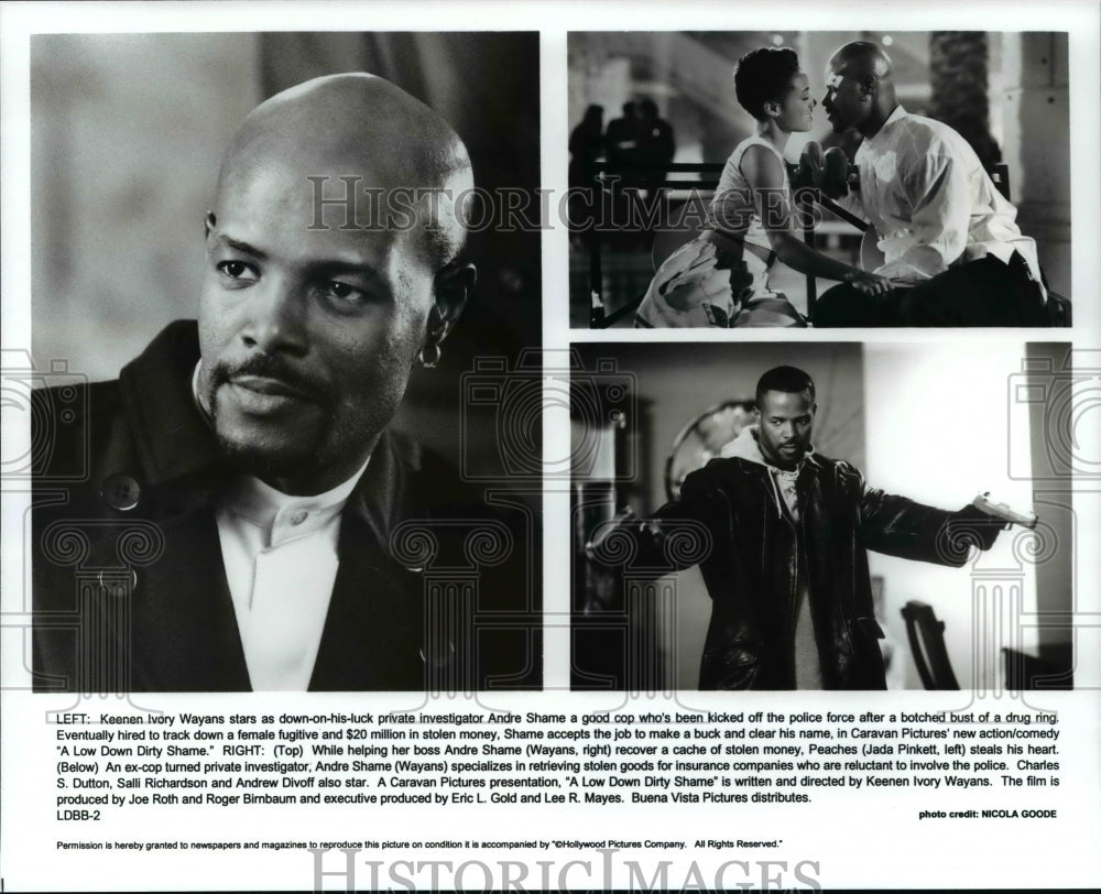 1995 Press Photo A Low Down Dirty Shame movie-Keenan Ivory Wayans - cvb17022 - Historic Images