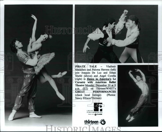 Press Photo Vladimir Malakhov & Paloma Herrera, Joaquin De Luz & Ethan Stiefel - Historic Images