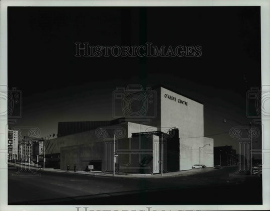1962, O'Keefe Centre- Exterior, rear view in Toronto, Canada - Historic Images