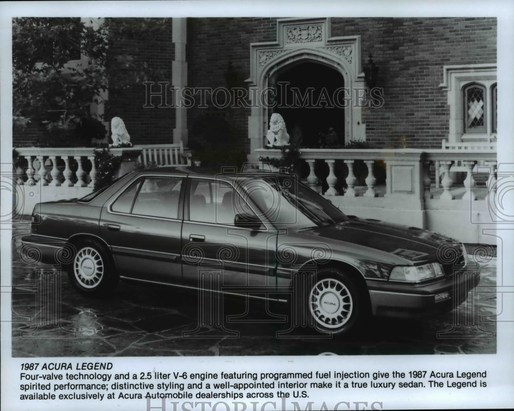 1987 Press Photo Acura Legend automobile - cvb17204 - Historic Images