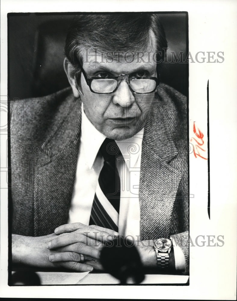 1981, Robert Hughes, director of Board of Elections - cvb17475 - Historic Images