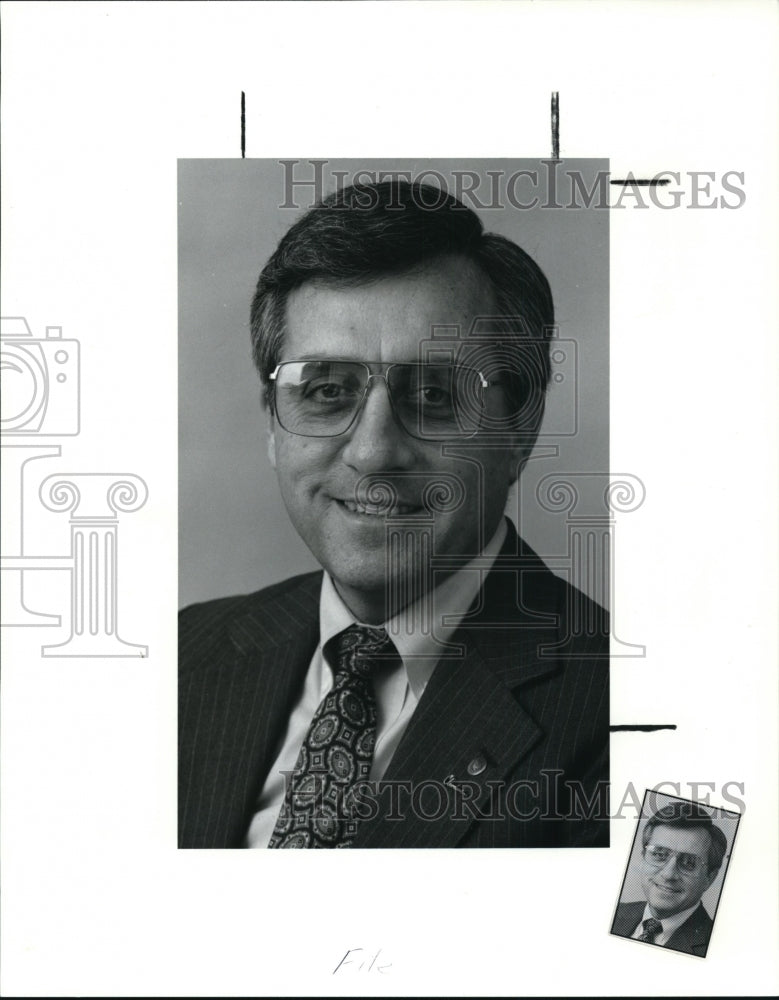 1991 Press Photo Jim Jerele, pres of Local 880 United Food &amp; Commercial Workers - Historic Images