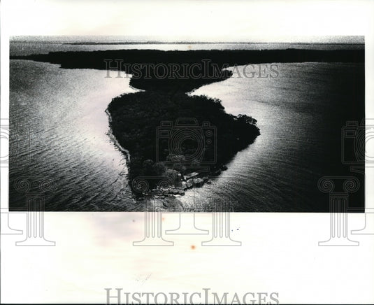 1984 Press Photo Northeast Peninsula of Kelley island in Ohio - cvb17659 - Historic Images