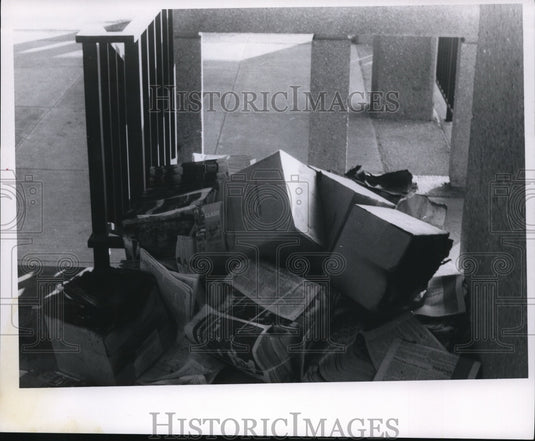 1970 Press Photo Cuyahoga Community College - Riots & Demonstrations 1970 - Historic Images