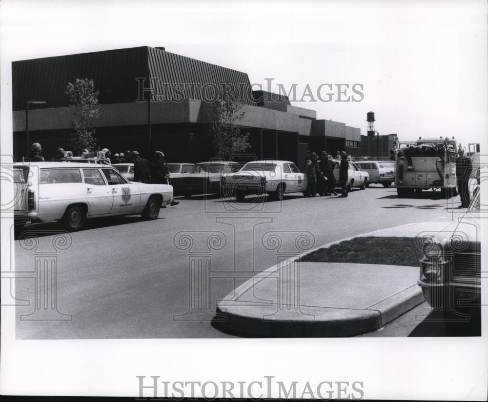 1970 Press Photo Cuyahoga Community College Riots and Demonstrations 1970 - Historic Images