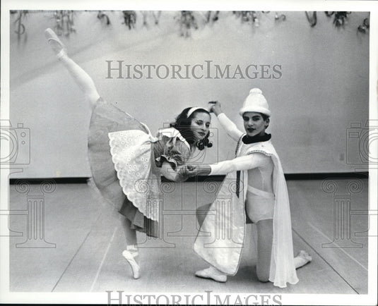 1988 Press Photo Jennifer Paterson & Dominic Antonucci, Cuyahoga Valley Youth Bl - Historic Images
