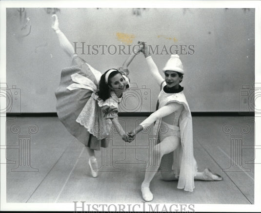 1988 Press Photo Jennifer Paterson & Dominic Antonucci, Cuyahoga Valley Youth Bl - Historic Images
