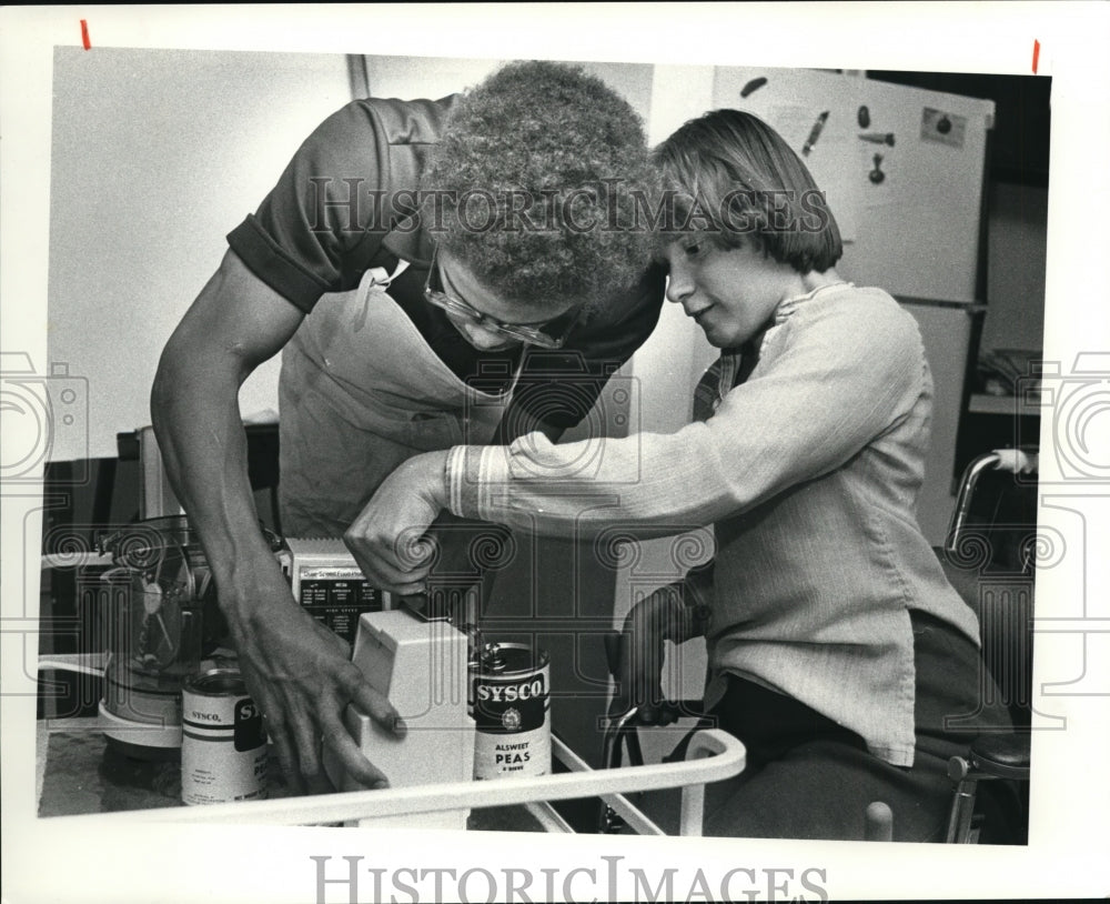 1981 Press Photo Cerebral Palsy-Jesse and Paula Wingfield - cvb18000 - Historic Images