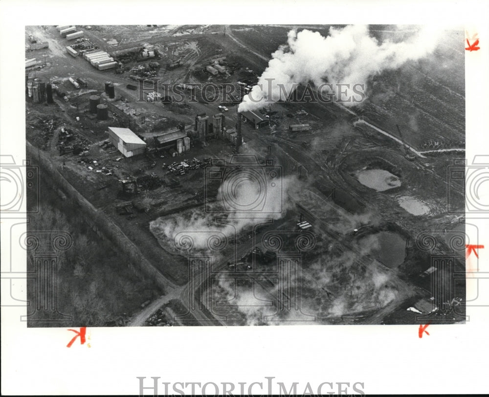 1980 Press Photo Chemical Waste - cvb18013 - Historic Images